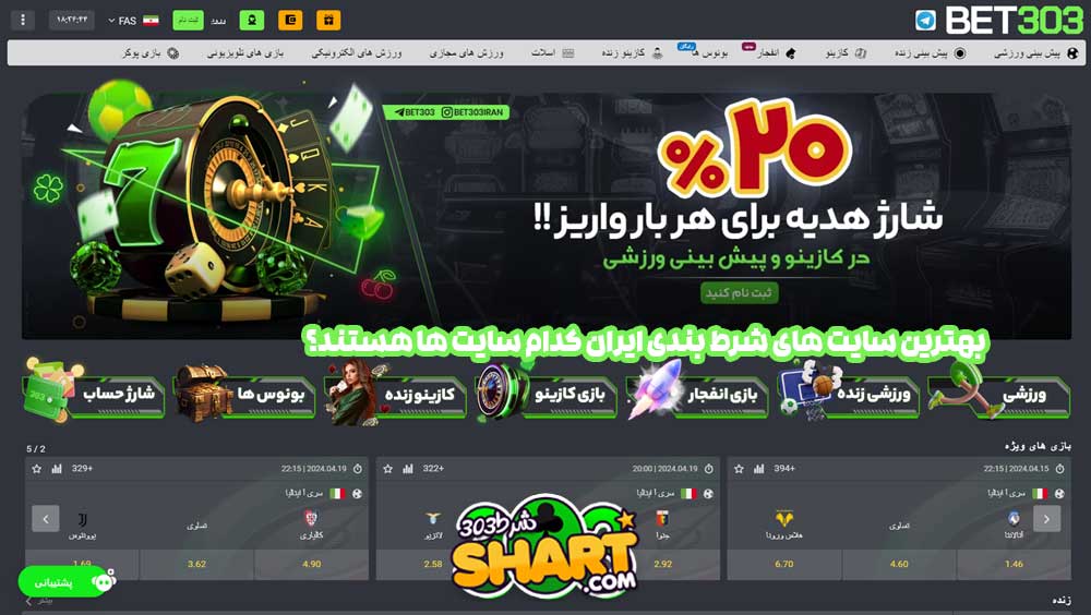 بهترین سایت های شرط بندی ایران کدام سایت ها هستند؟